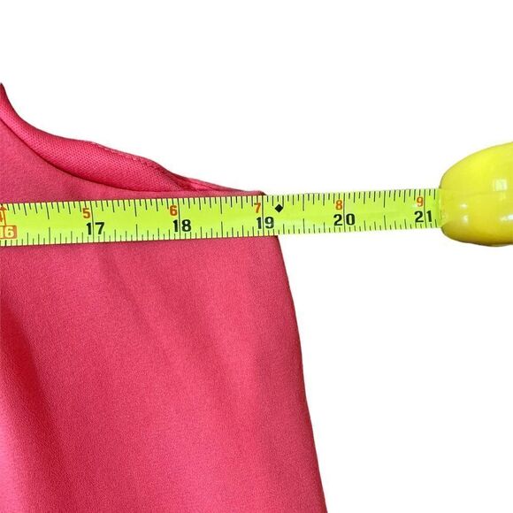 Charming Charlie Deep Coral Sleeveless Shift Dress, Size M - Picture 4 of 6